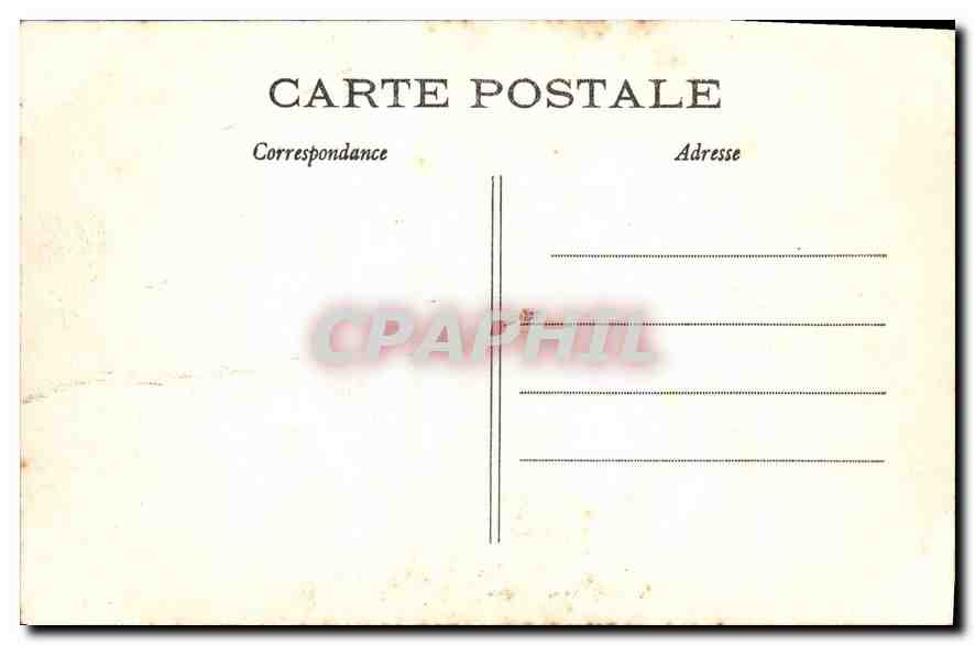 CPA Vallee dela Creuse Donjon de Romfort  — Rückseite
