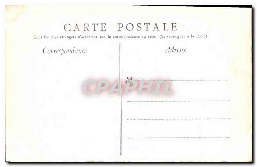 CPA Neuvy Saint Sepulcre Indre Chateau de Sarzay  — Rückseite