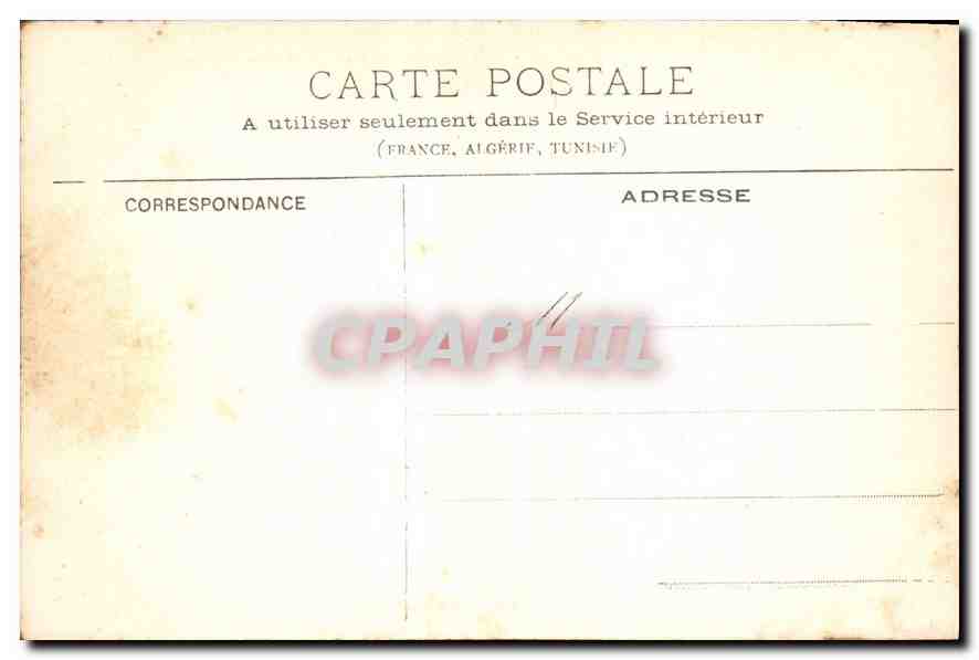 CPA Auvergne chateau de Tournoel  — Rückseite