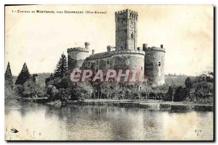 CPA Chateau de Montbrun pres Dournazac Hte Vienne 