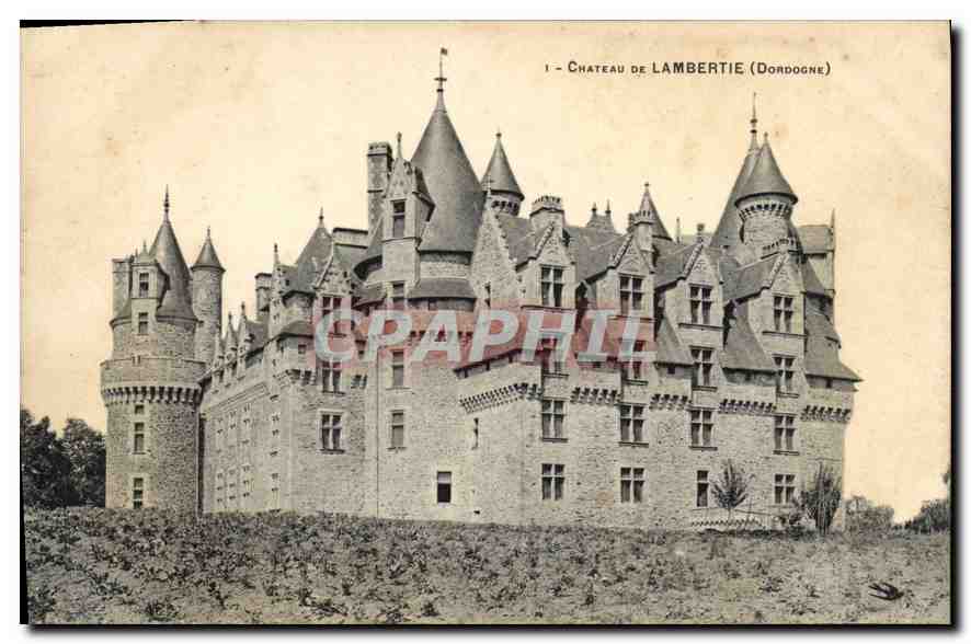 CPA Chateau de Lambertie Dordogne 