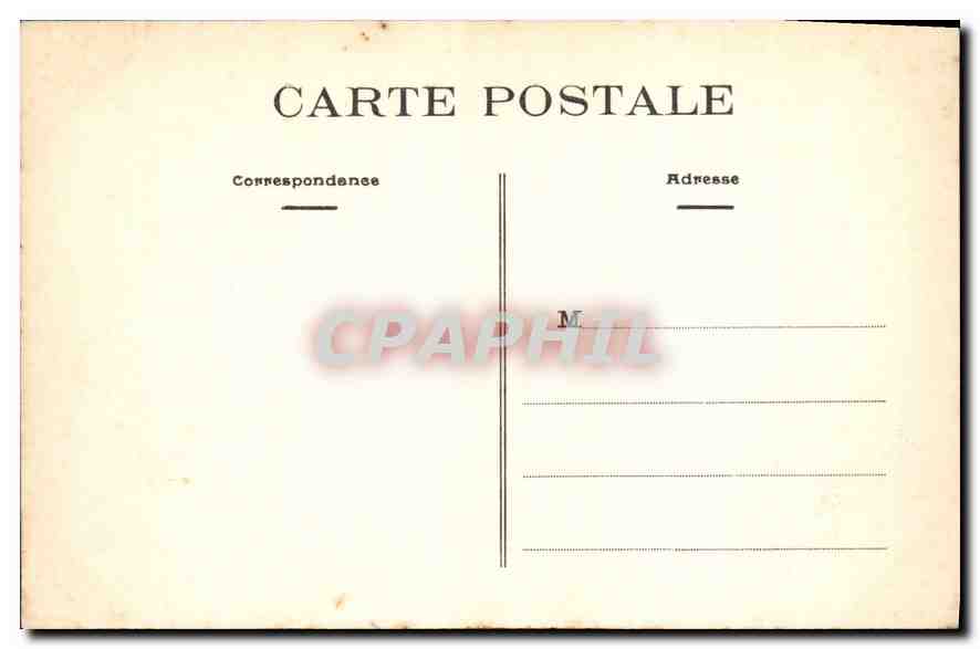 CPA Chateau de Lambertie Dordogne  — Rückseite