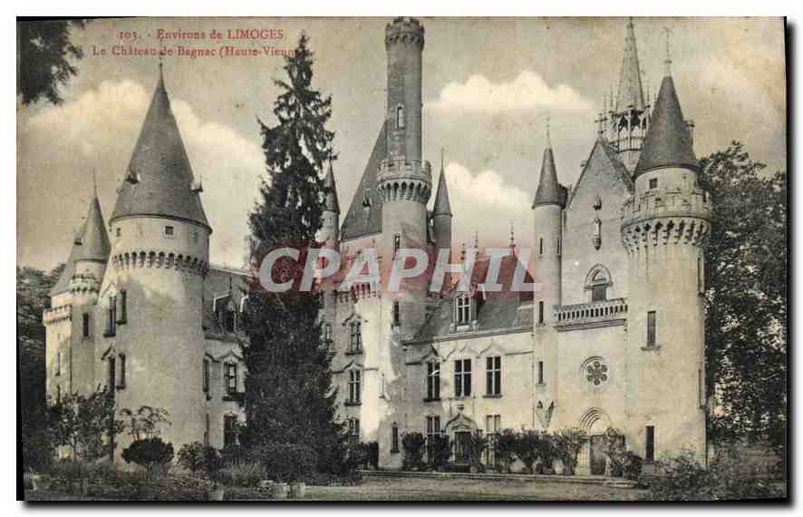 CPA Environs de Limoges le Chateau de Bagnac Haute Vienne 