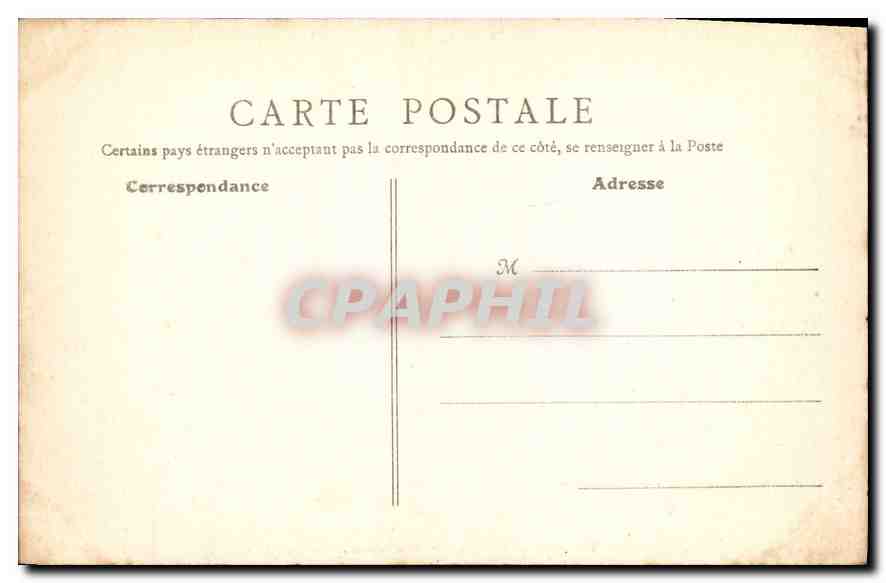 CPA Villegongis Indre le chateau vue sur le Parc  — Back
