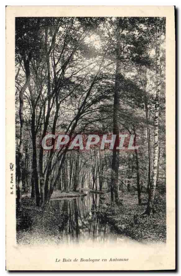 Le Bois de Boulogne en Automne — B. F., Paris
