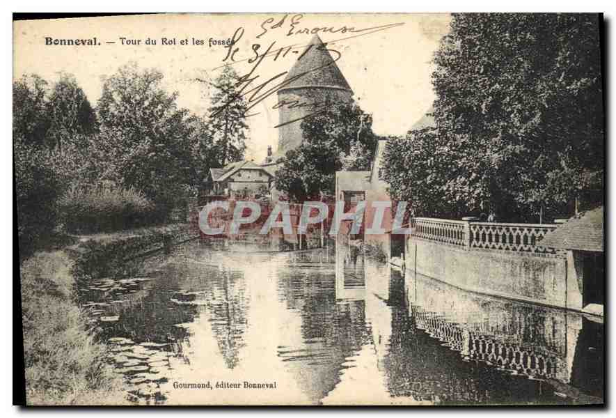 CPA Bonneval Tour du Roi et les Fosses 