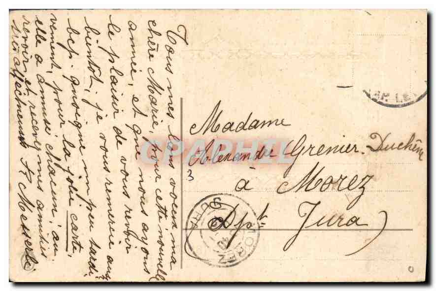 CPA Heureuse Annee  — Verso