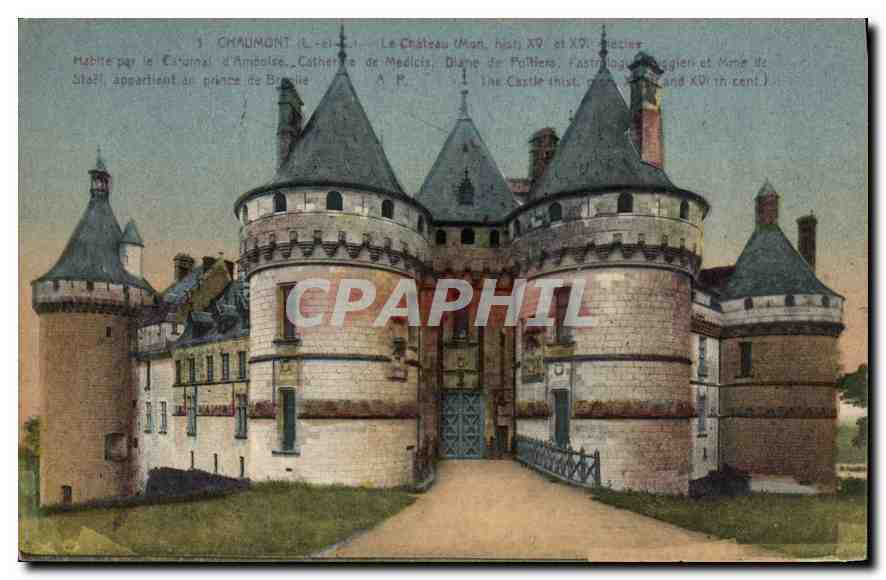 CPA Chaumont L et C chateau Mon hist XV et XVI siecle 
