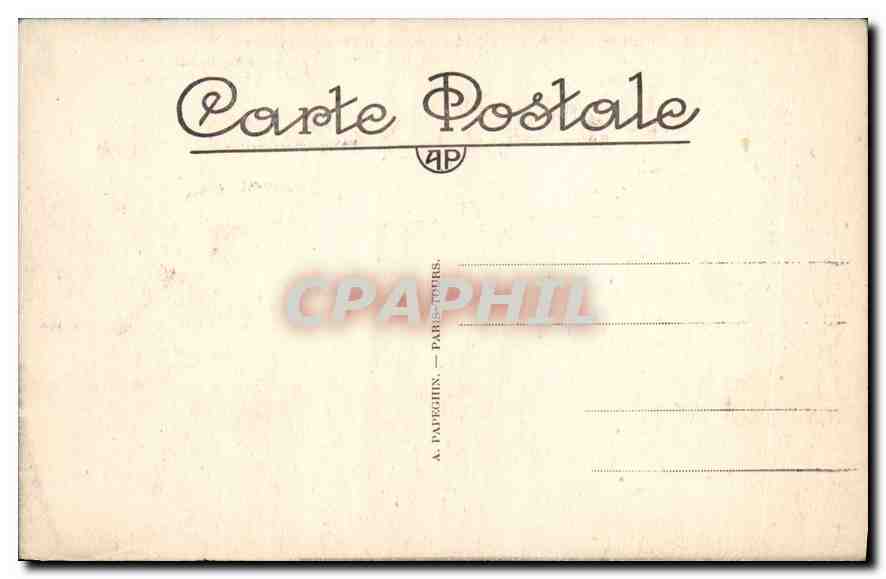 CPA Chaumont L et C chateau Mon hist XV et XVI siecle  — Rückseite
