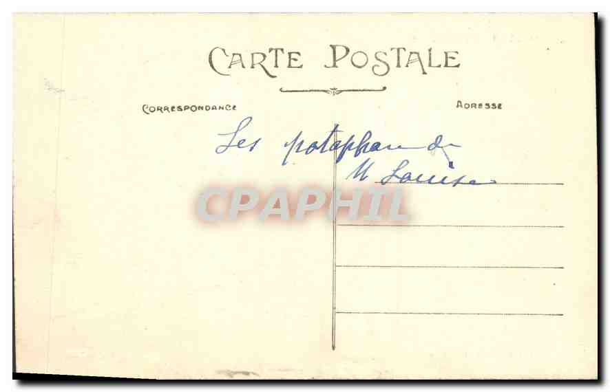 CPA Lyon la Prefecture  — Verso