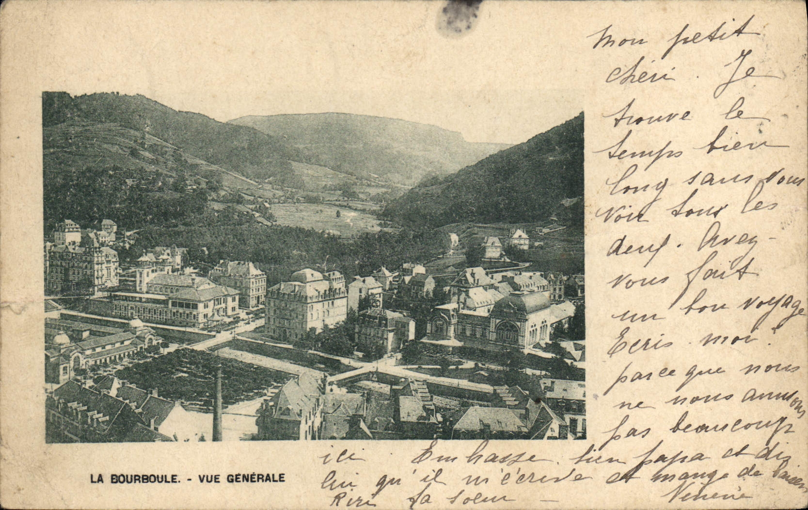 CPA La Bourboule vue generale 