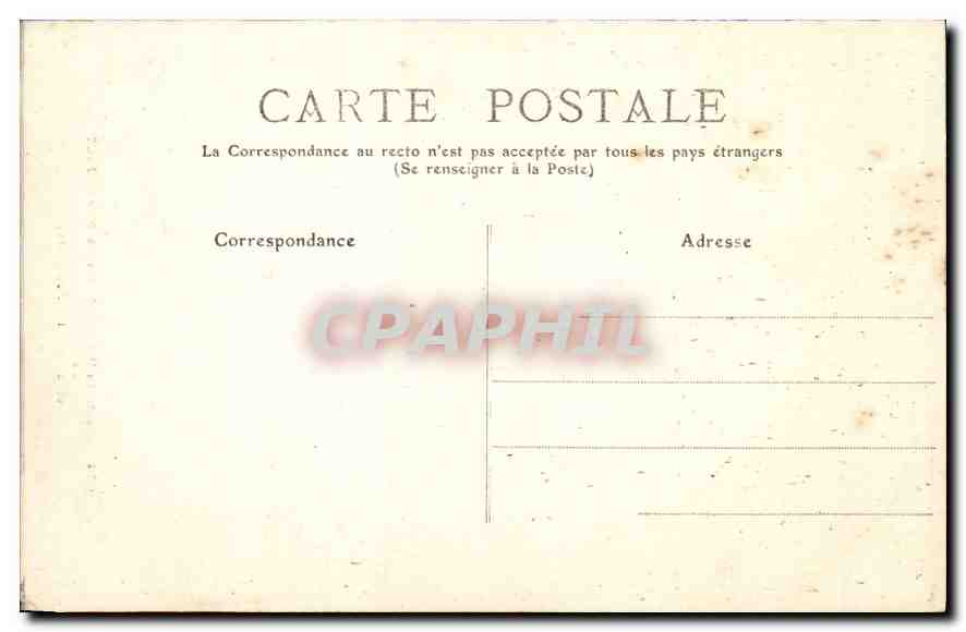 CPA L'Auvergne Puy de Dome Route du Mont Dore a La Bourboule la Source Croizat et la Fontaine Petrif — Verso
