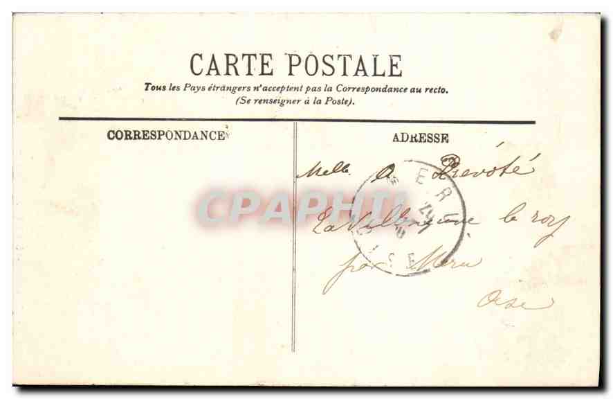 CPA Boulogne sur Mer la Cathedrale  — Rückseite
