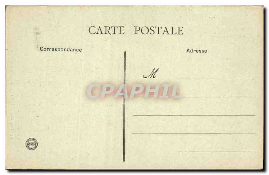 CPA Les Iffs l'eglise la Tribune exterieure  — Rückseite