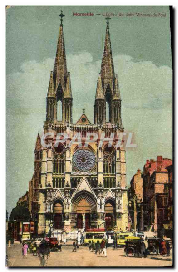 Marseille — L'Église de Saint-Vincent-de-Paul
