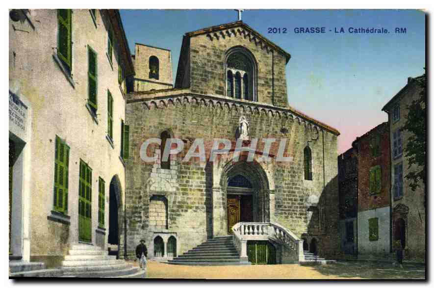 CPA Grasse la Cathedrale 