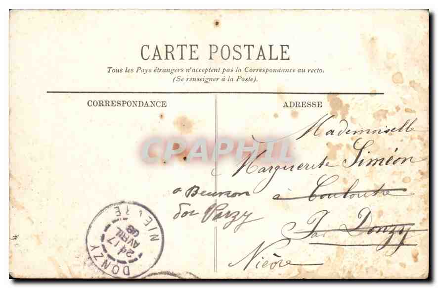 CPA Poitiers Maison du XVI siecle  — Back