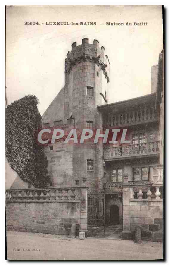 LUXEUIL-les-BAINS — Maison du Bailli — Éd. Leenertons n°35604
