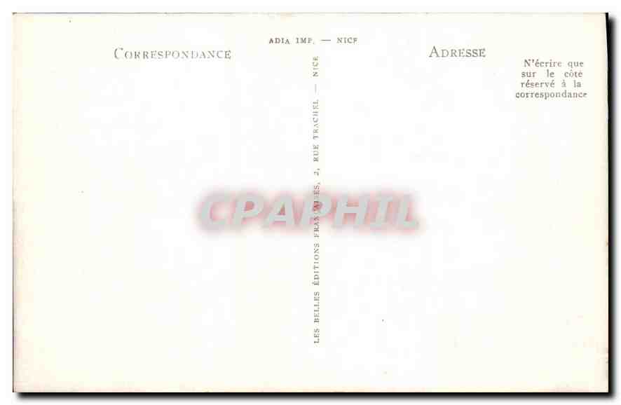 CPA Lyon Notre Dame de Fourviere  — Verso