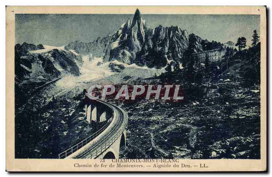 Chamonix-Mont-Blanc — Montenversbahn — Aiguille du Dru — LL. n°73
