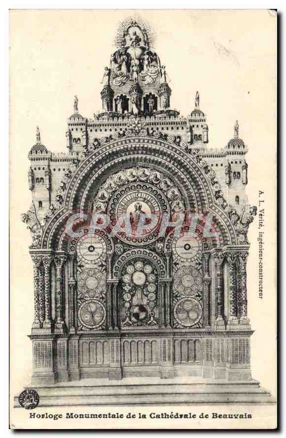 Horloge Monumentale de la Cathédrale de Beauvais — A. L. Vénit, ingénieur-construteur