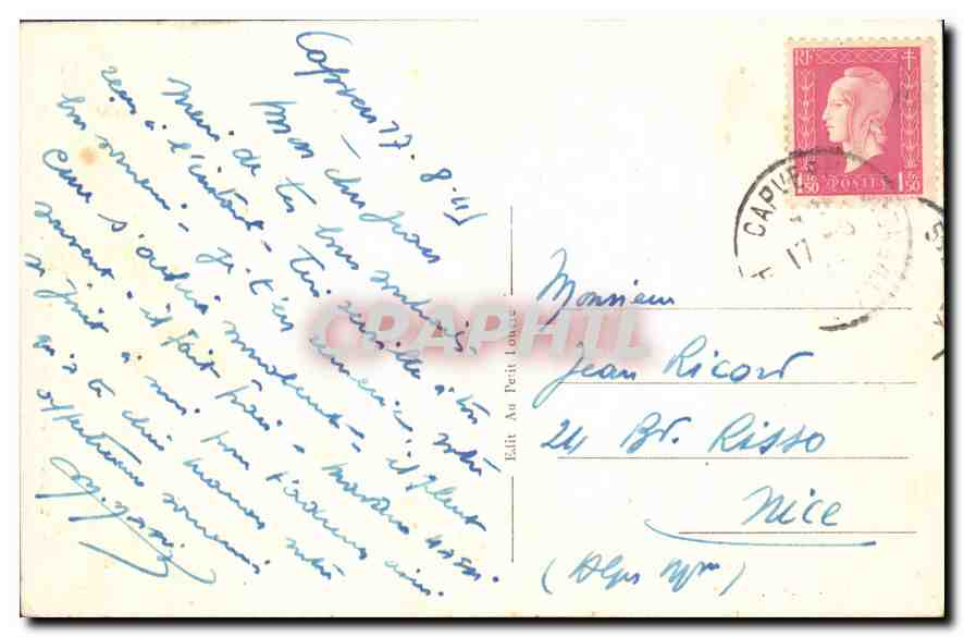 Capvern-les-Bains (H.-P.) — Intérieur de la Chapelle — Au Petit Lombar — Verso