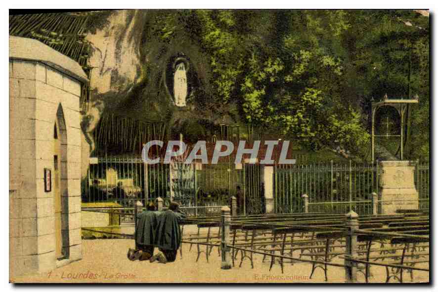CPA Lourdes la Grotte 
