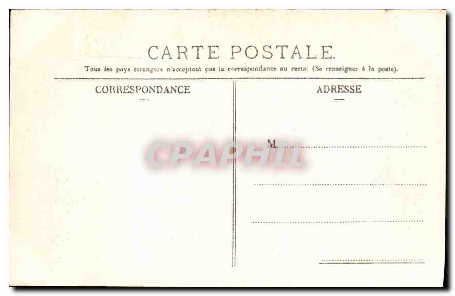CPA Chemin conduisant au Sommet du Puy de Dome  — Verso