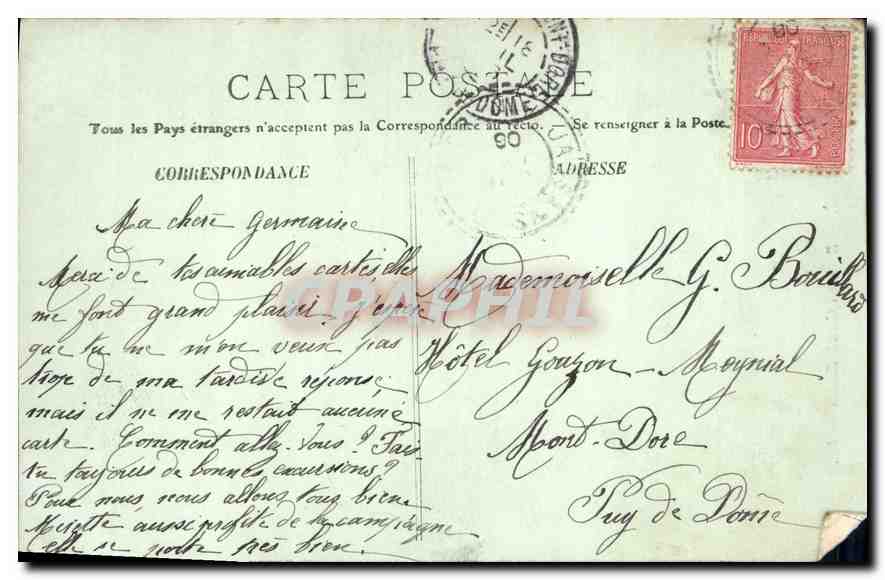 Le Dauphiné — Route des Grands Goulets — LL. Lausence — Verso