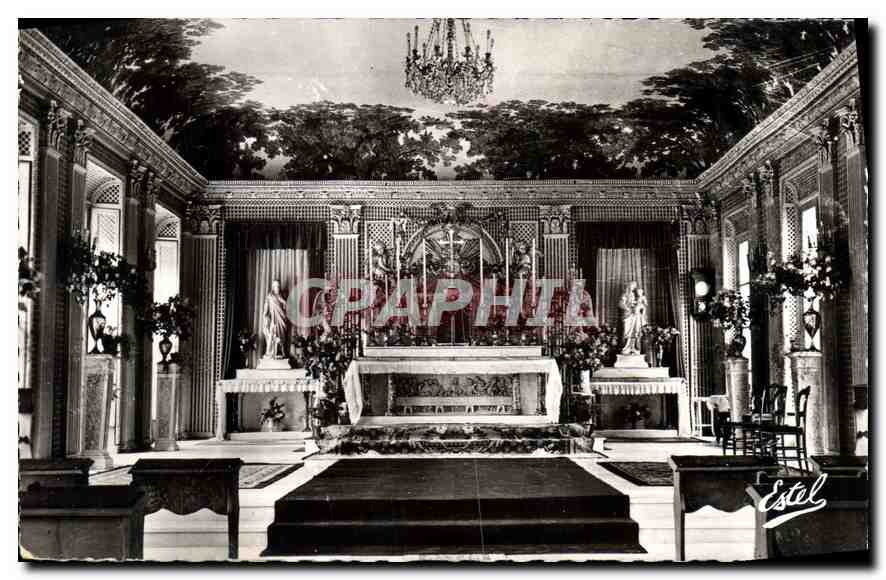 CPA Hanneucour S et O le Maitre Autel Chapelle du chateau 