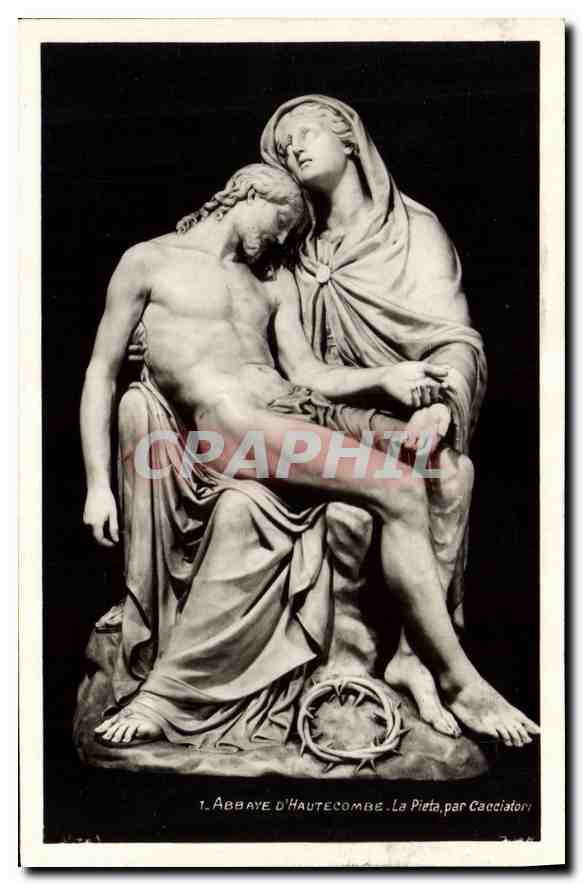 CPA Abbaye d'Hautecombe La Pieta par Caccilatori 