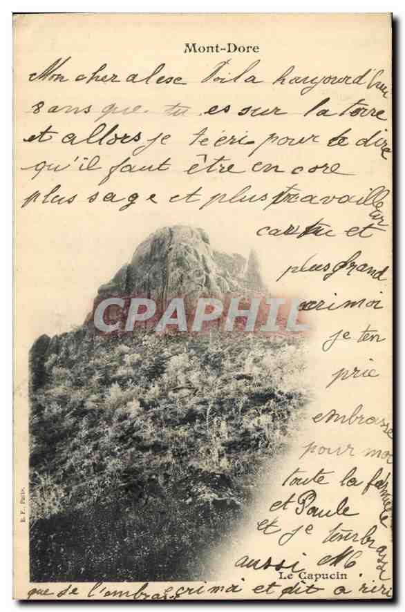 Le Capucin — Mont-Dore — Éditeur E. Z. Paris