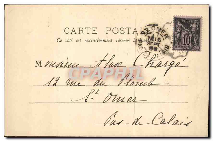 Le Capucin — Mont-Dore — Éditeur E. Z. Paris — Reverso