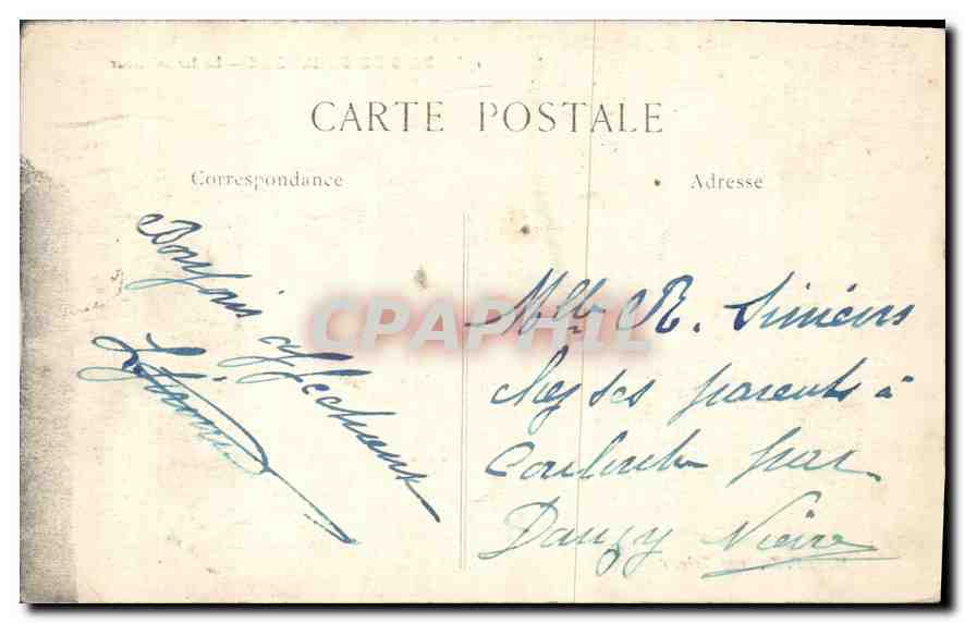 Bois de Boulogne — Le lac inférieur — Éditeur : J. Le P. (Sebrea) n°175 — Verso