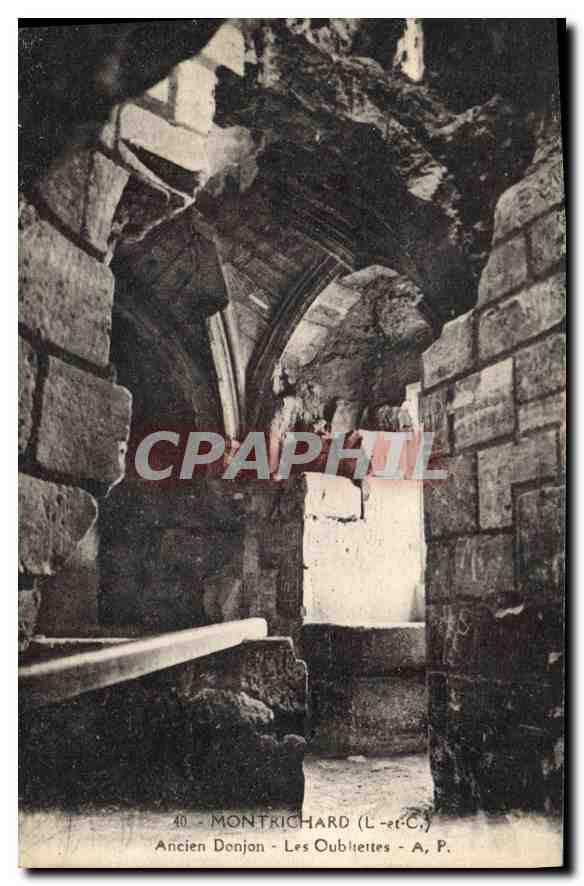 CPA Montrichard L et C Ancien Donjon Les Oubliettes 