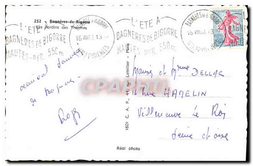 Bagnères-de-Bigorre — Les Jardins des Thermes — CPAPHIL — Reverso