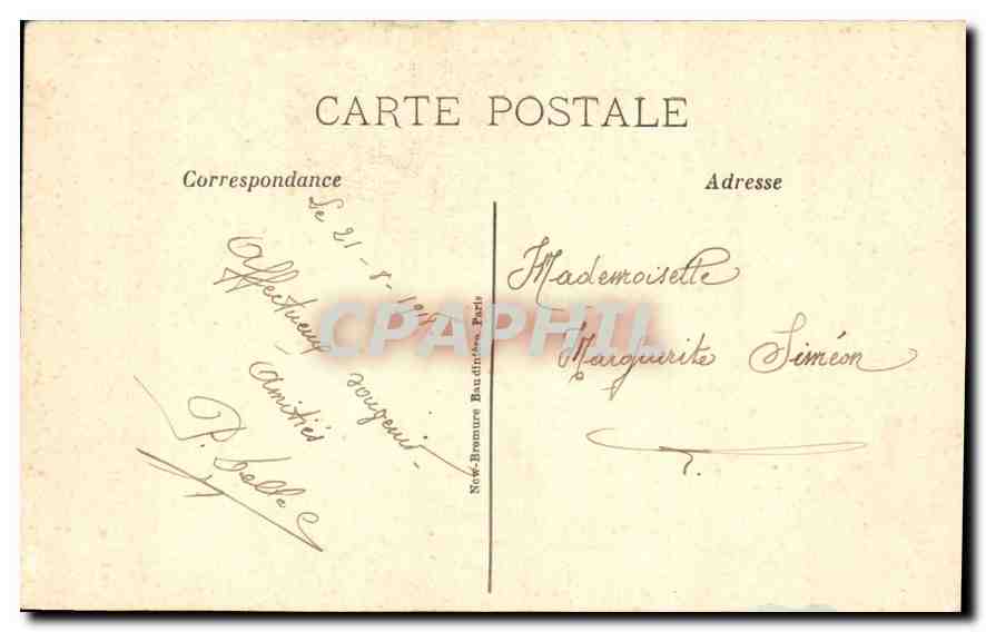 CPA Fantaisie — Rückseite