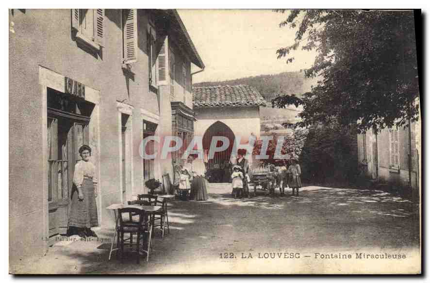 La Louvesc — Fontaine Miraculeuse — Ch. Pallier, édit. Lyon