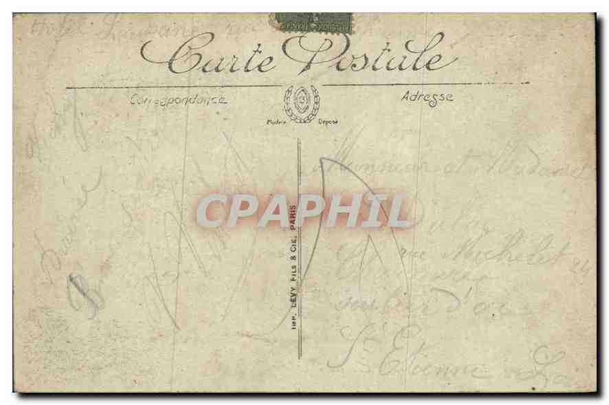 CPA Vichy l'Orangerie des Celestins  — Rückseite