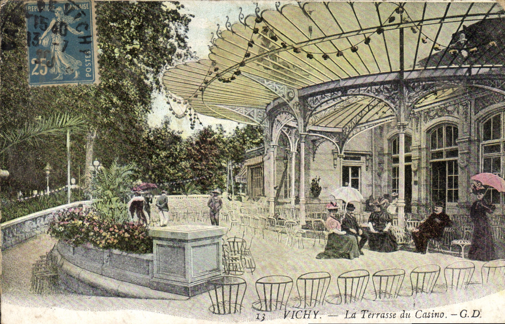 CPA Vichy La Terrasse du Casino 