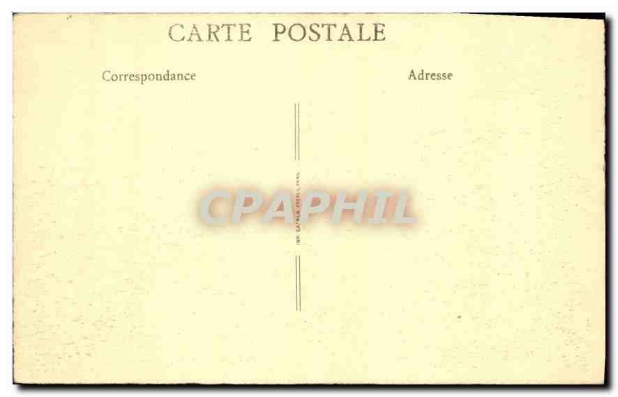 CPA Lyon l'Hotel de Ville  — Verso