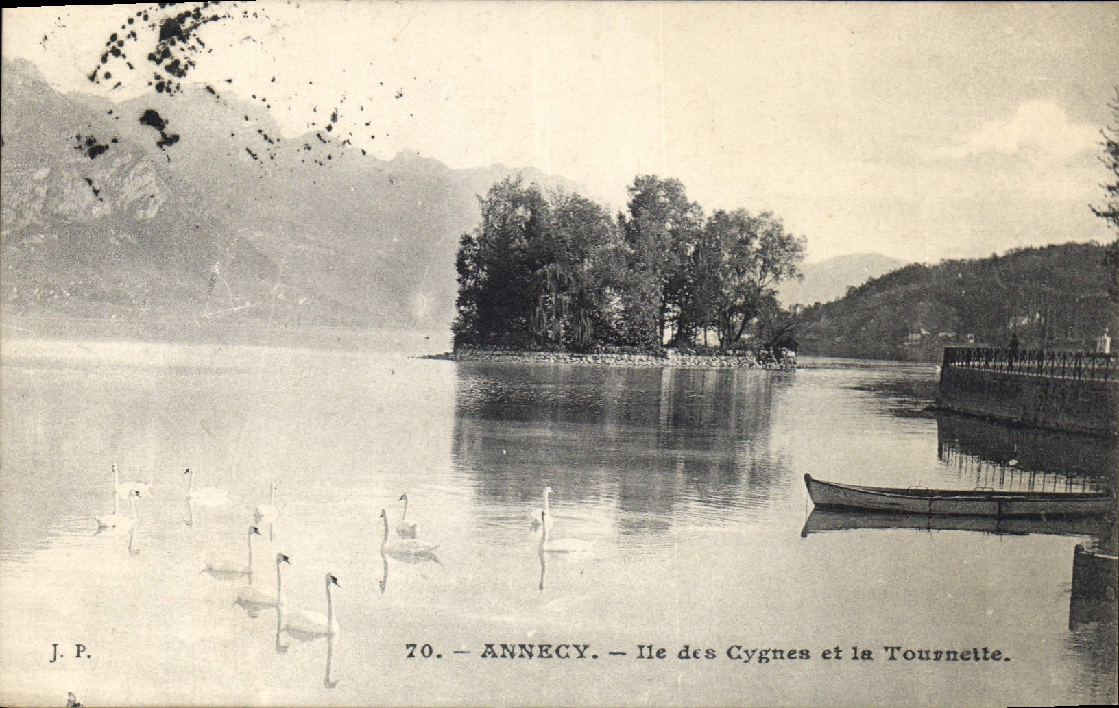 Annecy — Île des Cygnes et la Tournette — J.P. n°70