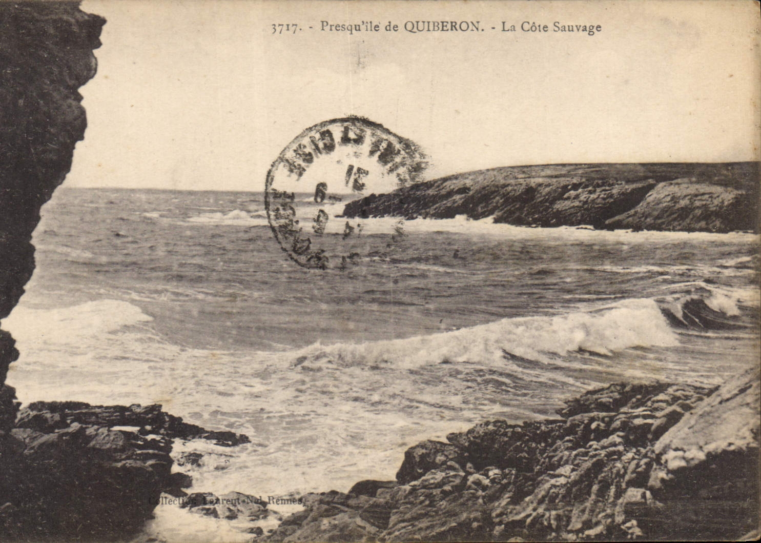 CPA Presqu'ile de Quiberon La Cote Sauvage 