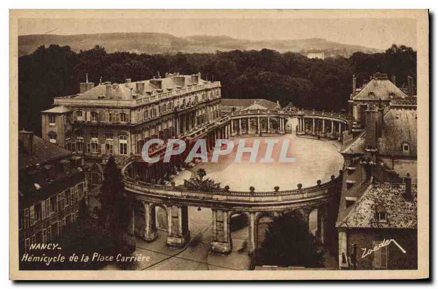 CPA Nancy Hemicycle de la Place Carriere 