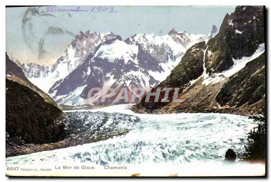 CPA La Mer de Glace Chamonix 