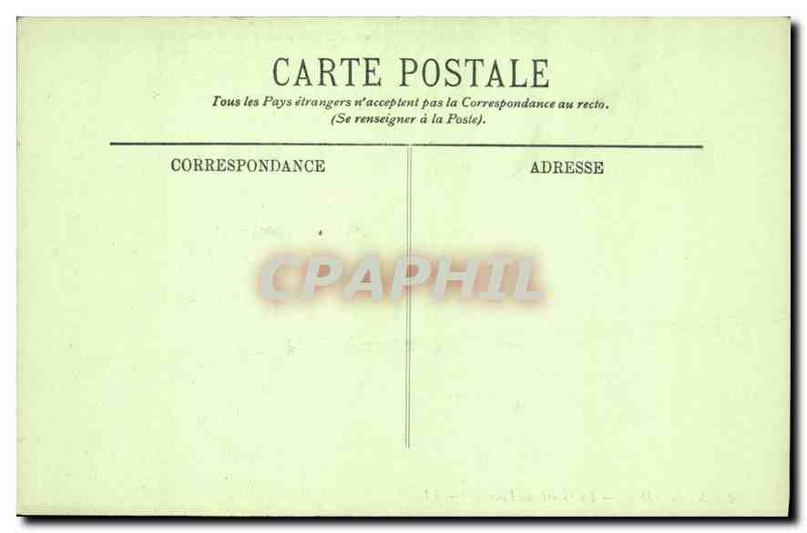 CPA Saint Die La Grotte de Lourdes  — Verso