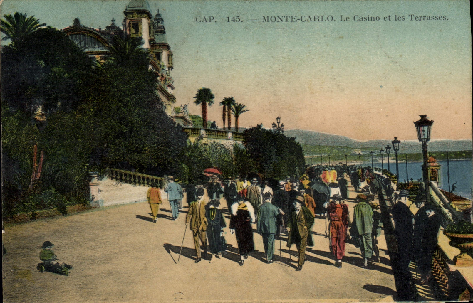 Monte-Carlo. Le Casino et les Terrasses — CAP. 145 — éditeur CAP.