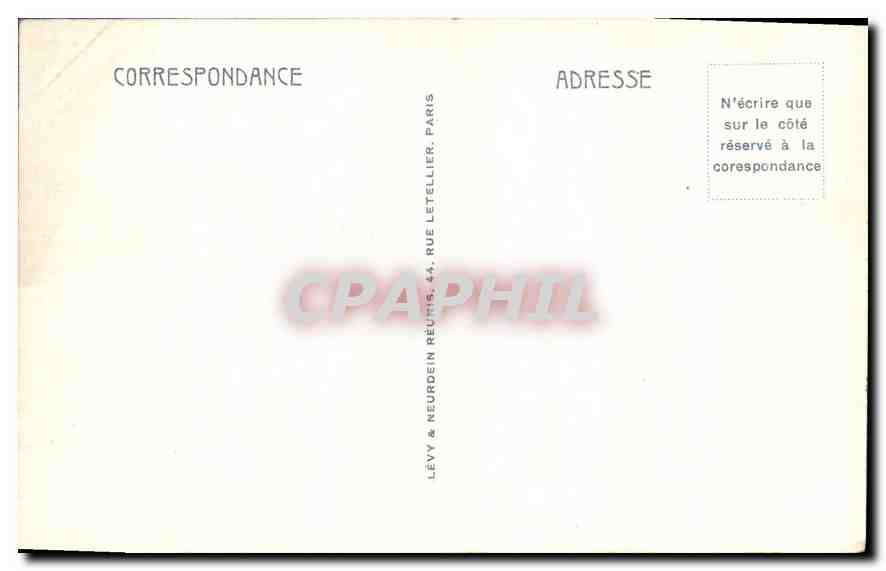 CPA Nice L'entree du Port et le Mont Boron  — Rückseite