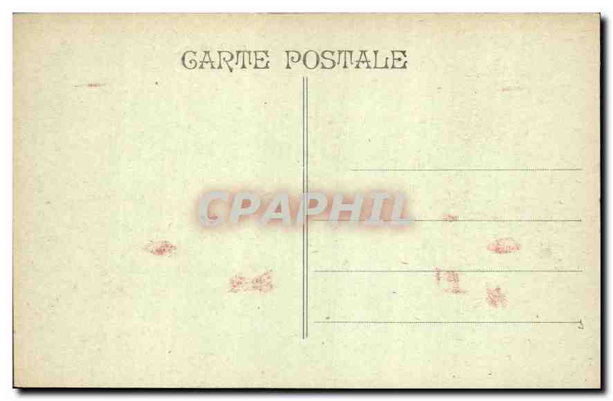CPA Marseille Palais Longchamp  — Verso