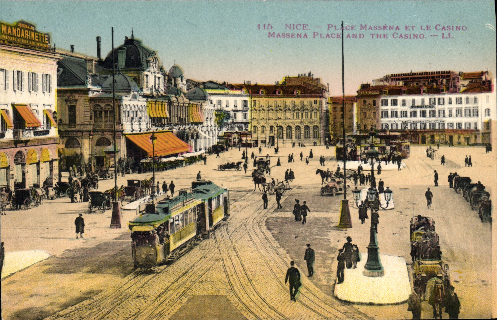 Nice — Place Masséna und das Casino — LL, Nr. 115